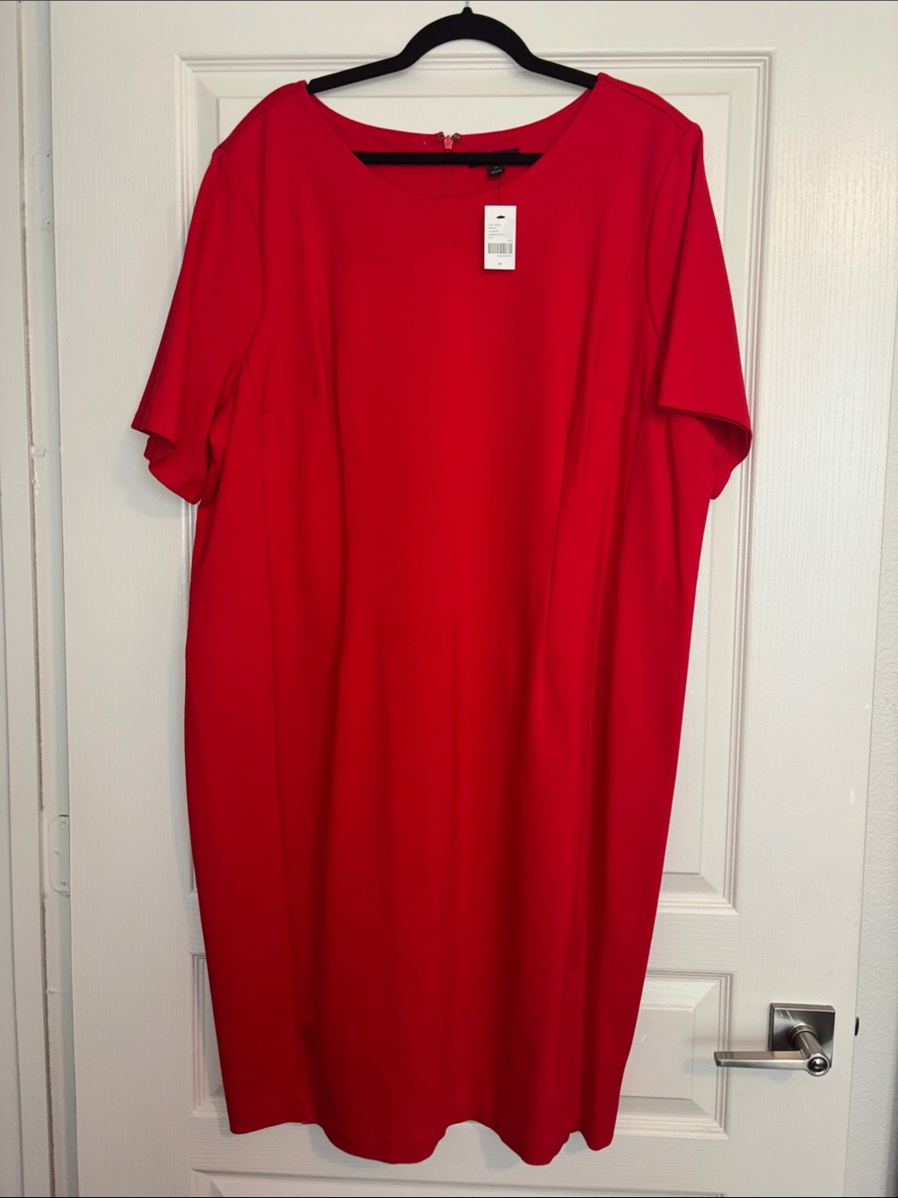 Lane Bryant Red Short Sleeve Mini Dress